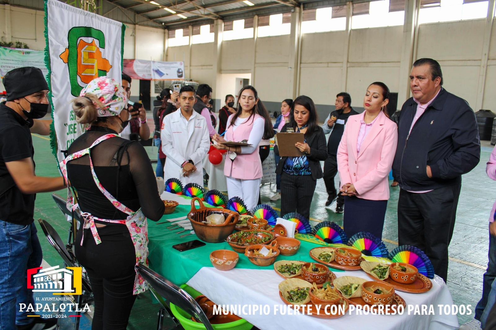 Gobierno de Papalotla realiza Primera Muestra Gastronómica, con la participación de desayunadores escolares
